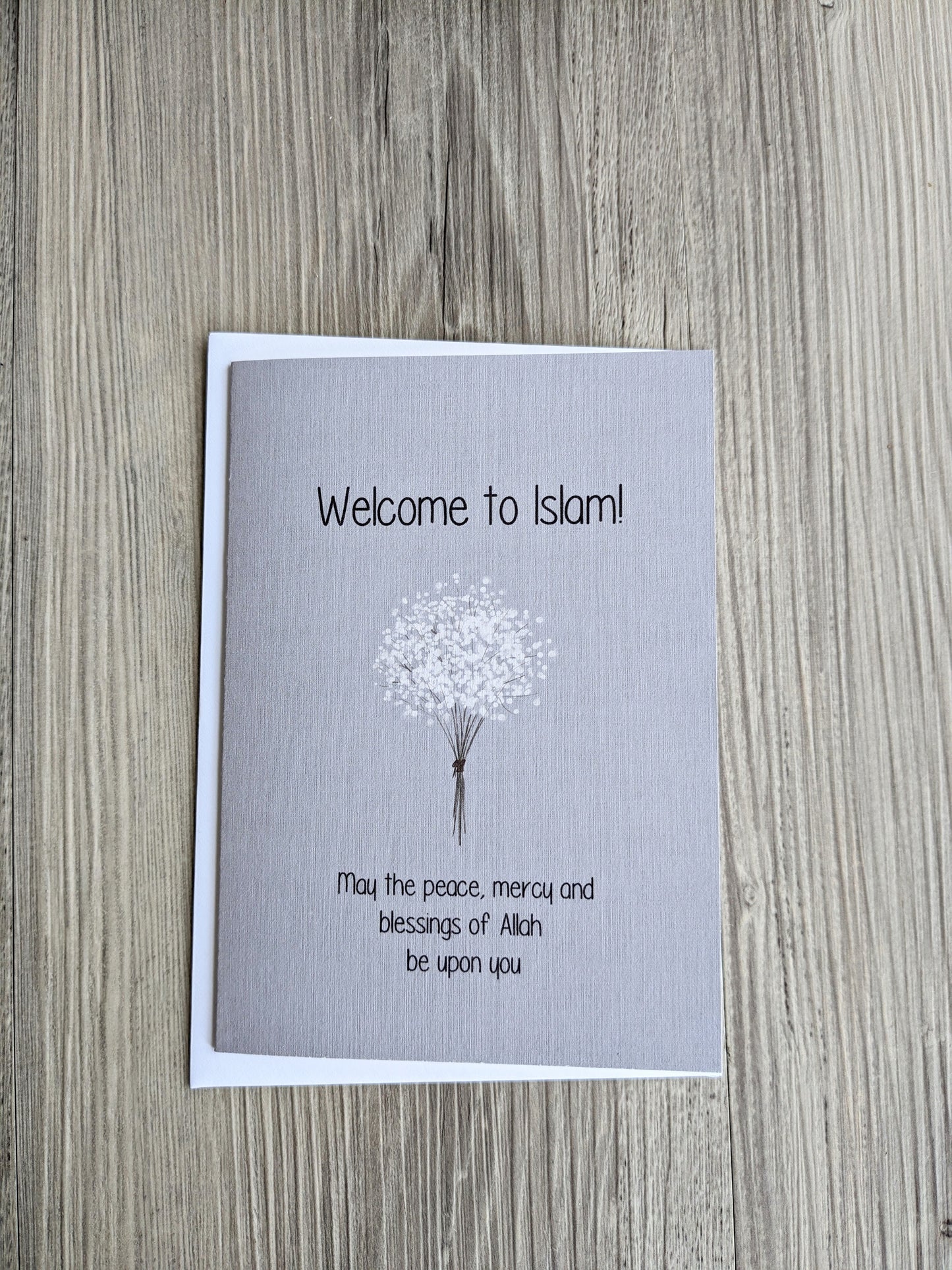 Welcome to Islam - Islamic Greeting Card
