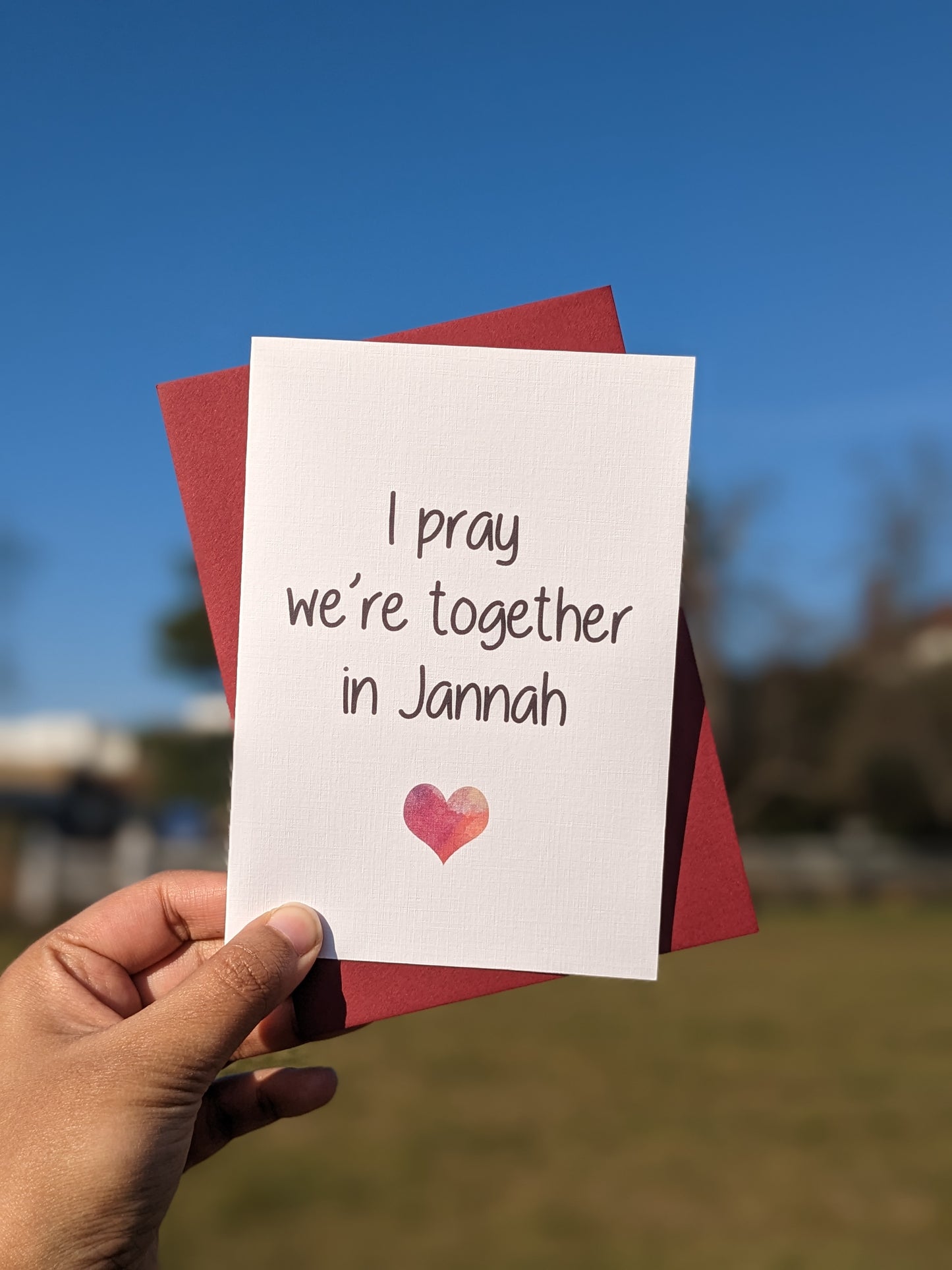 Islamic Greeting Card - Love Note *Bestseller*
