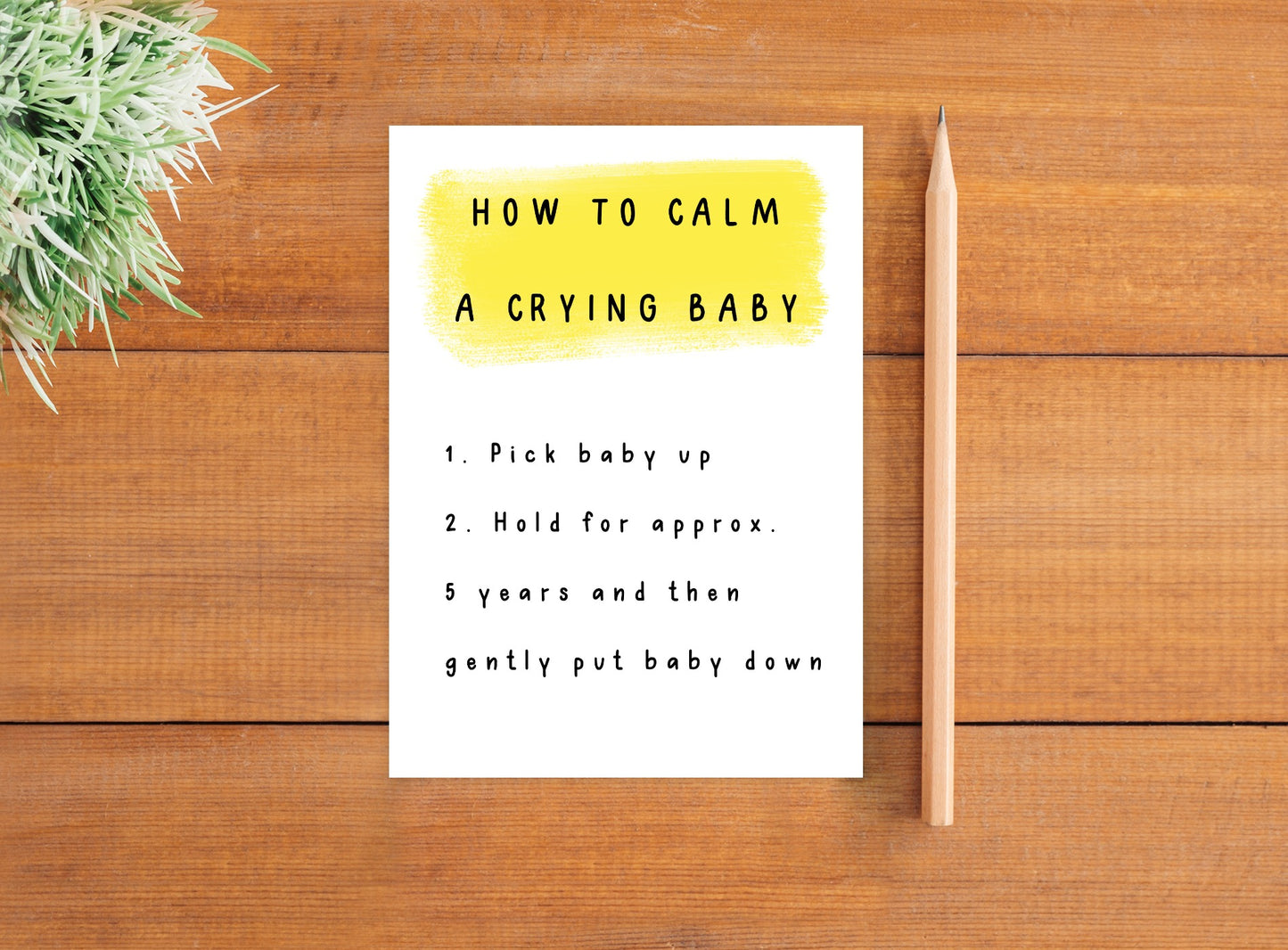 New Baby Card - Funny