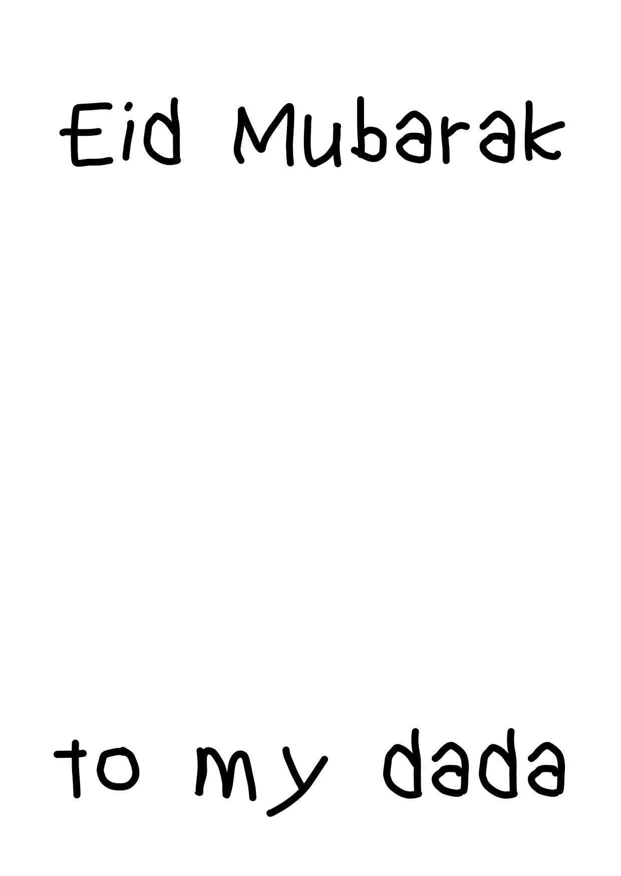 5 PACK - Kids Custom Eid Card