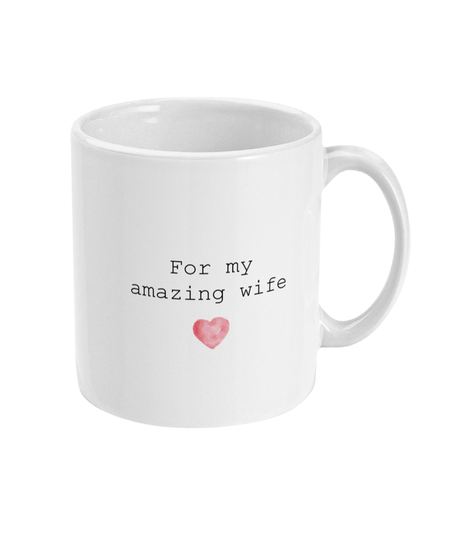 Thank you Allah for my amazing wife - White Mug