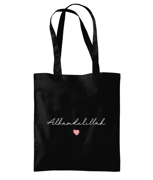 Alhamdulillah - Black Tote Bag