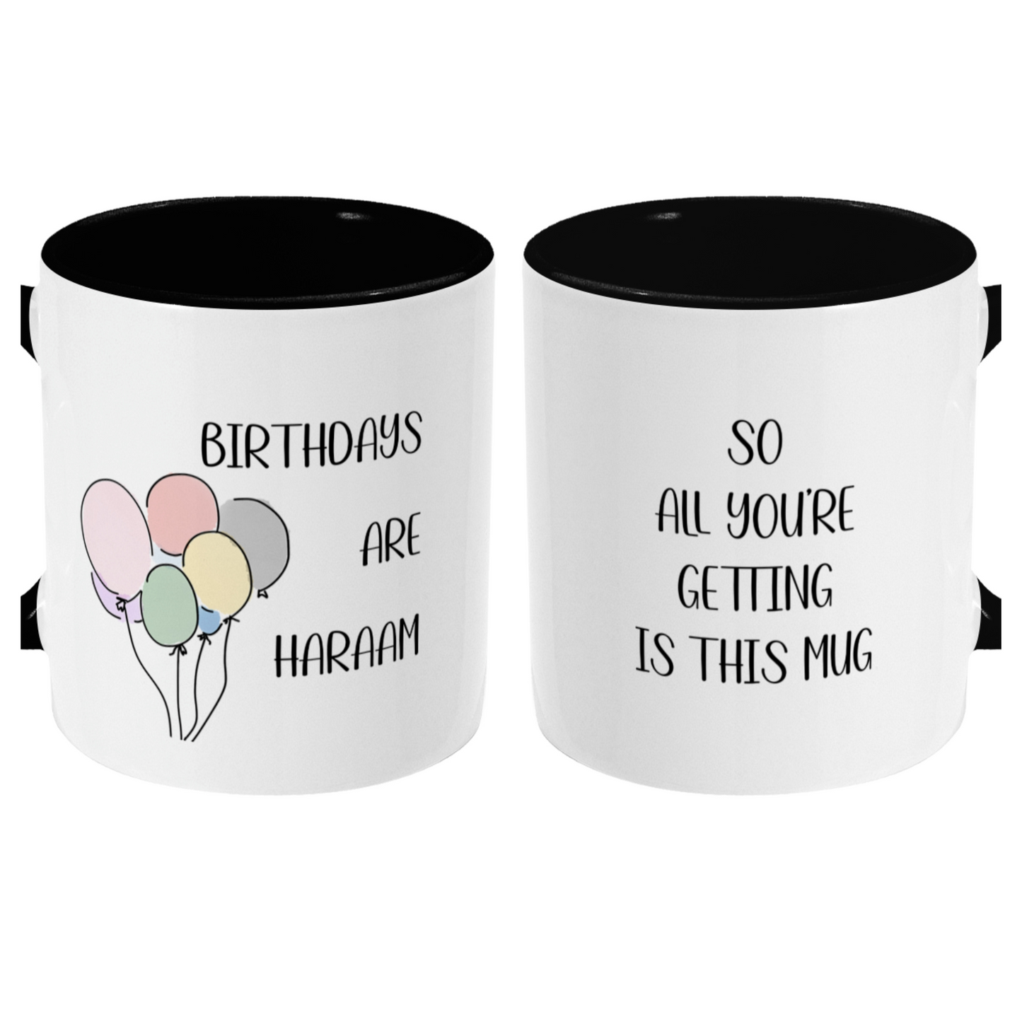 Birthdays Are Haraam - Funny Birthday Mug