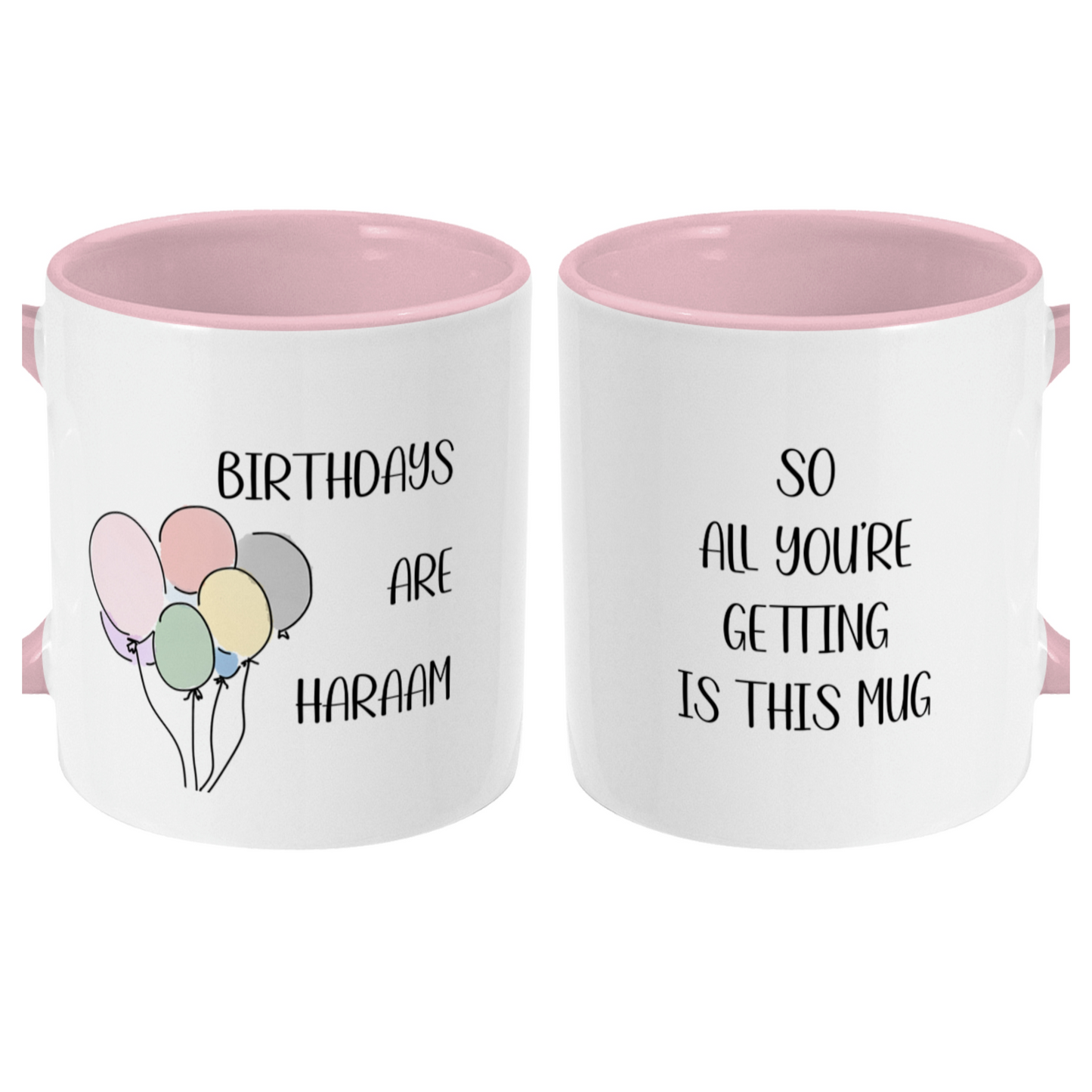 Birthdays Are Haraam - Funny Birthday Mug