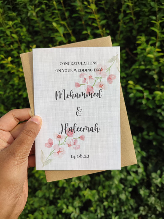 Wedding Card - Personalisable