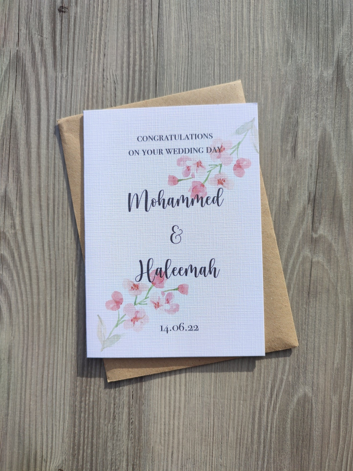 Wedding Card - Personalisable