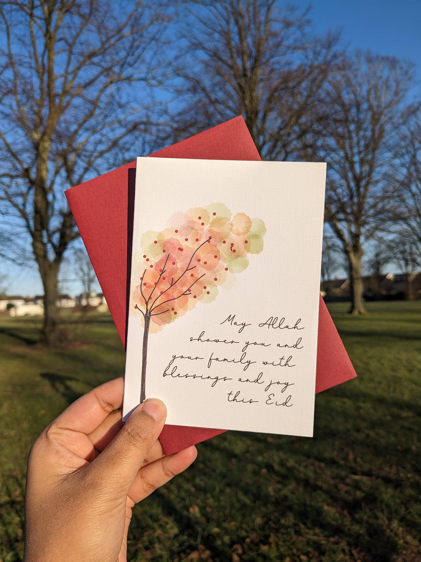 4 PACK Eid Cards - Blossom and Bloom